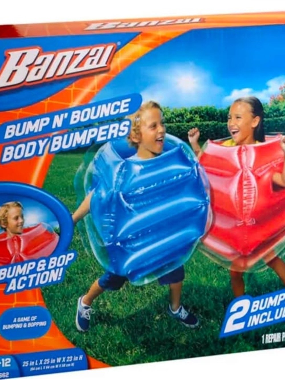 Blue and Red Bump N' Bounce Body Bumpers - Pack of 2